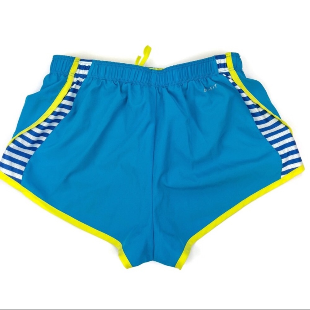 Nike Dry Fit Running Shorts + Brief Electric Blue - Picture 3 of 8
